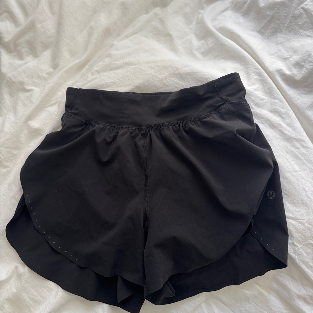 lululemon athletica Women's fast and free Black Athletic Shorts